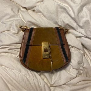 Chloe drew leather shoulder bag exclusive
